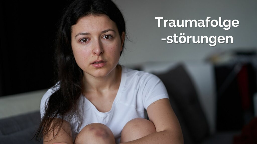 Frau weint infolge von Traumafolgestörungen