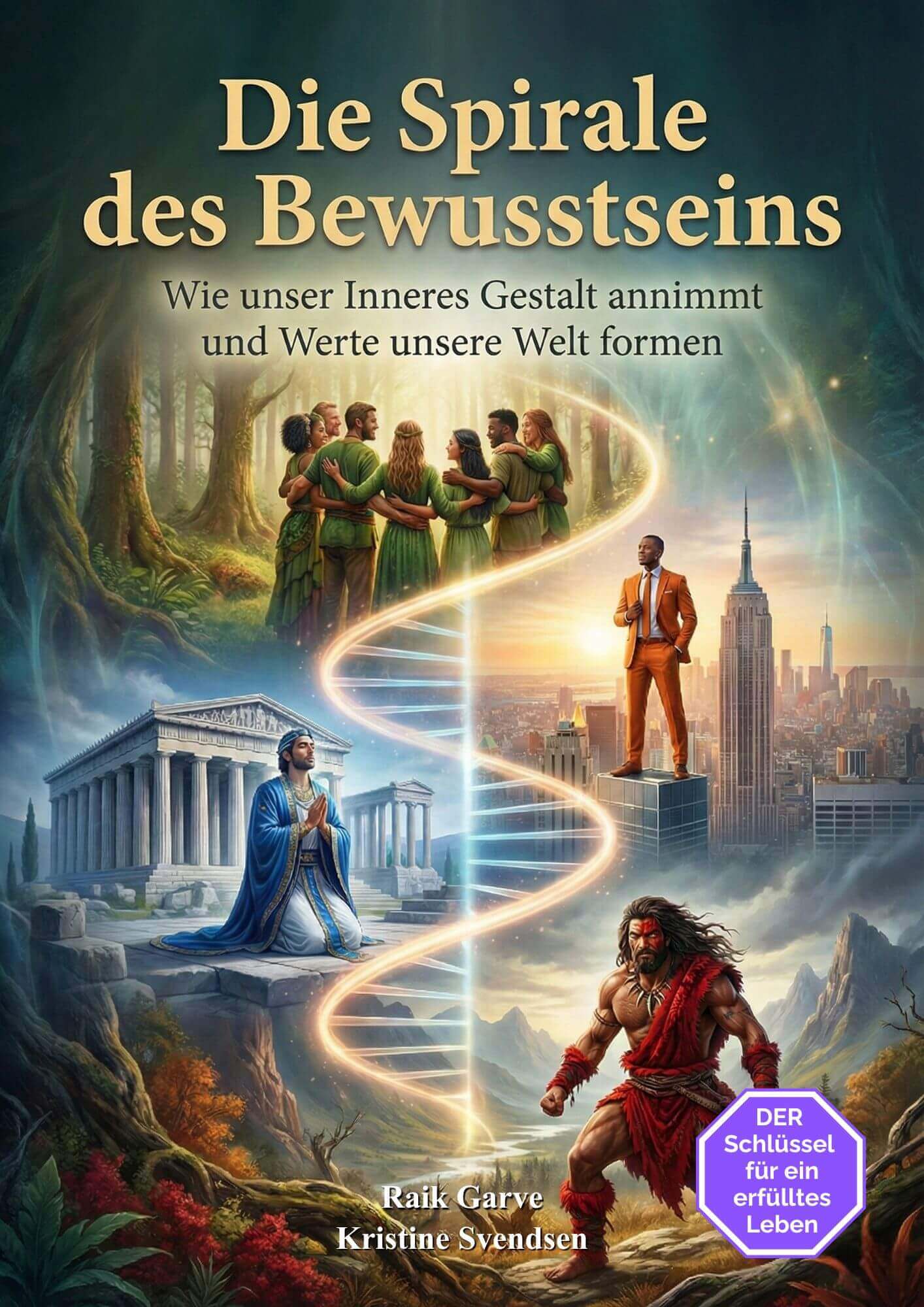 Die Spirale des Bewusstseins - Buchcover A5 Die Spirale des Bewusstseins - Buchcover A5